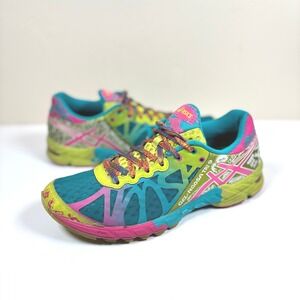 ASICS Gel-Noosa Tri 9 Running Shoes Women's 9 Neon Retro Rave Triathlon Sneakers